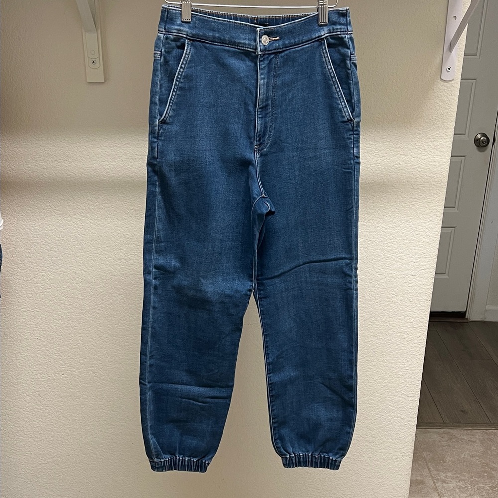 Express Women's High Rise Blue Jeans